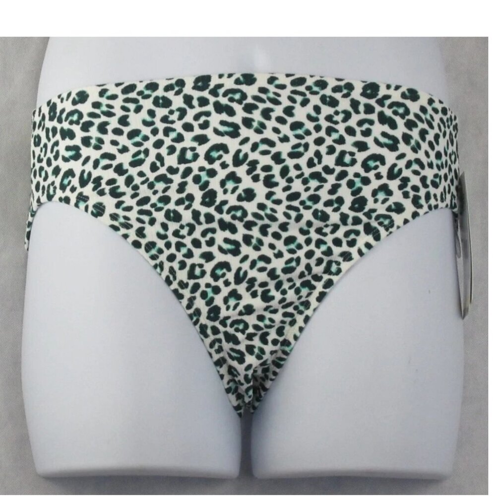 Coco Reef Women's High-Waist Bikini Bottom Swimsuit, Multi Animal Print, Medium